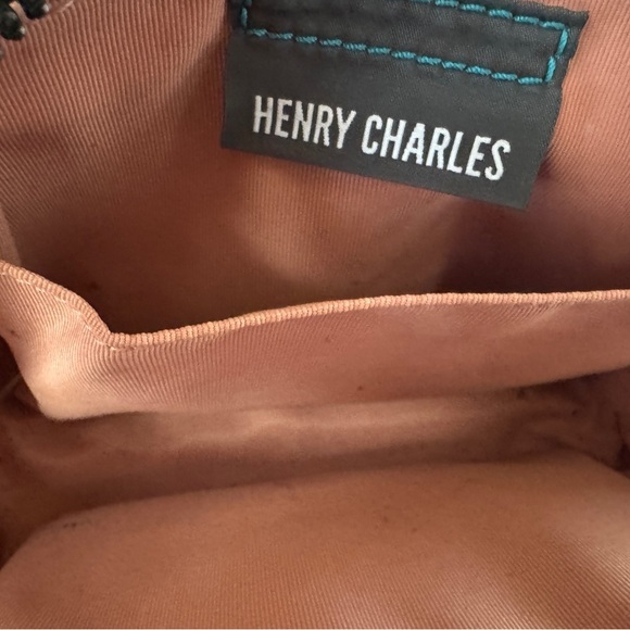 Rare Henry Charles Celest Black Clutch Cosmetic Bag‎ - Picture 11 of 17